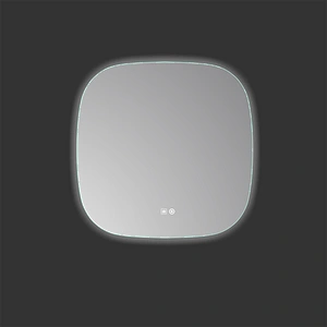 Mosmile Anti-fog Frameless Wall Bathroom Mirror with LED